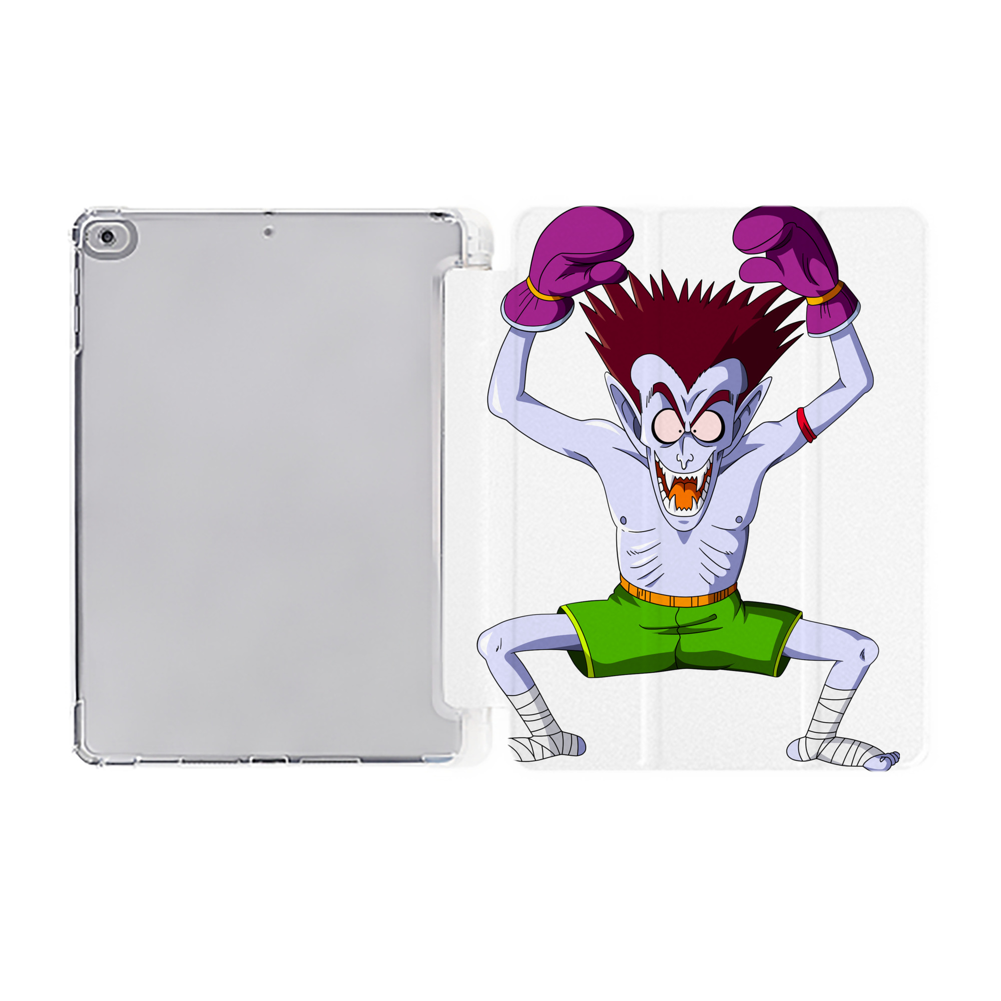 （画像用） ドラゴンボール DRAGON BALL IPad ケース ペン収納付き 三つ折りスタンド PUレザー×シリコン 対応機種9.5/10.5/10.9インチ